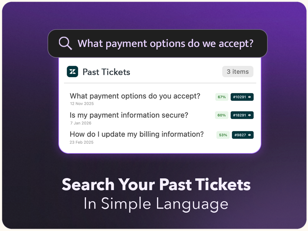Past Tickets Search AI by Macha thumbnail 2
